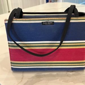 Vintage Iconic Sam Kate Spade canvas handbag.
